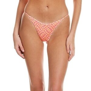 L*SPACE Women's Tommy Bottom Bitsy Swimsuit Heat Waves Style SATOB22P  XS NWT